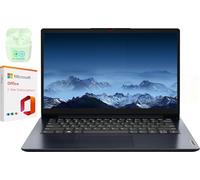 Lenovo IdeaPad Ordinateur portable professionnel et étudiant de 14 po, 4 Go de RAM 640 Go de stockage (512 Go SSD + 128 Go eMMC), Intel Celeron double cœur, Windows 11 Home avec Microsoft Office 365