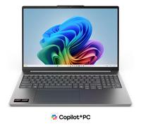 Lenovo IdeaPad Pro 5a Gen 11 16 AMD Processeur AMD Ryzen AI 7 450 2,00 GHz jusqu'à 5,10 GHz, Windows 11 Famille 64, 1 To SSD M.2 2242 PCIe Gen4 QLC - 83SJCTO1WWFR1 Luna Grey