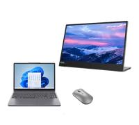 Lenovo IdeaPad Slim 3 15 + L15 FHD Mobile Monitor & Bluetooth Silent Mouse Processeur AMD Ryzen 7 170 3,20 GHz jusqu'à 4,75 GHz, Windows 11 Famille 64, 512 Go SSD M.2 2242 PCIe Gen4 QLC - IPVISFR3 Lun