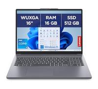 Lenovo IdeaPad Slim 3 16IRH10 - Ordinateur Portable 16'' WUXGA (Intel Core i5-13420H, RAM 16Go, SSD 512Go, Intel UHD Graphique, Windows 11 Home) Clavier AZERTY Français - Gris