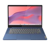 Lenovo IdeaPad Slim 3 Chromebook 14M868 - Ordinateur Portable 14'' FHD (MediaTek Kompanio 520, RAM 8Go, SSD 128Go, Arm Mali-G52 2EE MC2 GPU, Chrome OS) Clavier AZERTY Français - Bleu