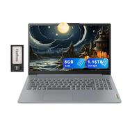 Lenovo IdeaPad Slim 3 Ordinateur portable 15,6" FHD antireflet, Intel i3-N305, 8 Go LPDDR5, 1,16 To de stockage (SSD 1 To + station d'accueil 160 Go), Num Pad, caméra HD, Dolby Audio, WiFi 6, Win 11