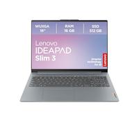 Lenovo IdeaPad Slim 3 Ordinateur portable | Écran WUXGA 16" | AMD Ryzen 5 | Graphique AMD Radeon | 16 Go de RAM | 512 Go SSD | Windows 11 Home | QWERTZ | Gris arctique | 3 mois Premium Care