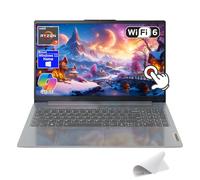Lenovo IdeaPad Slim 3 Ordinateur portable tactile Full HD 15,6", Copilot AI PC, AMD Ryzen 7 5825U, Wi-Fi 6, Windows 11 Home, avec tapis de souris (16 Go de RAM | SSD PCIe de 2 To)