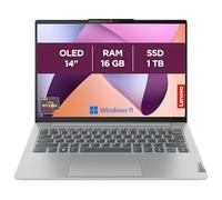 Lenovo IdeaPad Slim 5 14ABR8 - Ordinateur Portable 14'' WUXGA OLED (AMD Ryzen 7 7730U, RAM 16Go, SSD 1To, AMD Radeon Graphics, Windows 11 Home) Clavier AZERTY Français - Gris