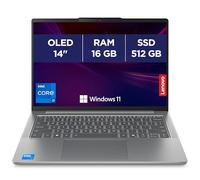 Lenovo IdeaPad Slim 5 14IRH10 - Ordinateur Portable 14'' OLED WUXGA (Intel Core i7-13620H, RAM 16Go, SSD 512Go, Intel UHD Graphique, Windows 11 Home) Clavier AZERTY, Écouteurs et Souris Inclus - Gris