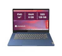 Lenovo IP Slim 3 14" Full HD Chromebook Laptop - (MediaTek Kompanio 520, 8 Go RAM, 128 Go eMMC, ChromeOS, WiFi 6) - Abyss Blue, Exclusif Amazon