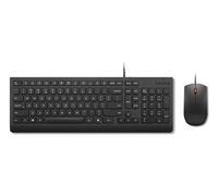 Lenovo KB MICE_BO Essencial WR KBMS GB A1 clavier Souris incluse Universel USB Anglais britannique Noir