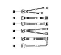 - Kit de câbles de stockage - pour châssis 2,5" SAS/SATA avant BP1 - pour ThinkSystem SR650 V3 7D76