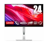 Lenovo L24m-4A - Écran 23.8'' FHD EyeSafe (IPS, 100 Hz, 4 ms, HDMI, USB-C) Réglage en Inclinaison/Hauteur/Rotation/Pivot - Gris