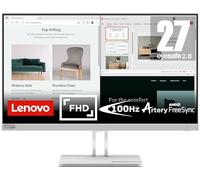 Lenovo L27e-40 | Moniteur Full HD 27 Pouces | 1920 x 1080 | 100 Hz | Antireflet | HDMI | DisplayPort | Temps de réponse de 4 ms | AMD Radeon FreeSync | Gris