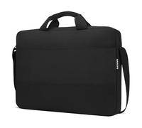 Lenovo Laptop Shoulder Bag T215 15.6 inch - Black- Slip Laptop Compartment - Front Zippered Pocket - Adjustable Strap