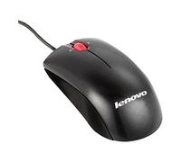 Lenovo Souris Laser ASM Noir G – 3 boutons filaire USB, droitiers et gauchers, noir métallisé