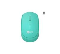 Lenovo lecoo WS202 Souris optique compacte sans fil pour droitiers et gauchers 1200 DPI 4 touches 3 millions de clics Turquoise
