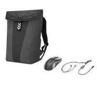 Lenovo Legion 16 Gaming Backpack GB400 + Legion M600s Qi Gaming Mouse + Legion E510 Earphones - GAMBUNDLEACCS1 Gris