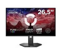 Lenovo Legion 27Q-10 OLED - Écran Gaming de 26.5" avec Eyesafe (QHD, QD-OLED, 240Hz, 0.03ms GtG, 2xHDMI+DP, AMD FreeSync Premium) - Réglage en Inclinaison - Noir