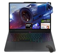 Lenovo Legion 5 Ordinateur portable de jeu, (15" WQXGA OLED 165 Hz, AMD Ryzen 7 260, RTX 5060, 16 Go DDR5 2 To SSD), KB rétroéclairé, WiFi7, Win11 Pro Office Licence à vie, Noir éclipse, avec souris