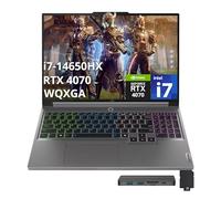 Lenovo Legion 5 Ordinateur portable de jeu 16" WQXGA 165 Hz, Intel i7-14650HX, 64 Go DDR5, SSD PCIe 2 To, GeForce RTX 4070, clavier rétroéclairé RVB, caméra FHD, Wi-Fi 6E, Windows 11 Pro, gris