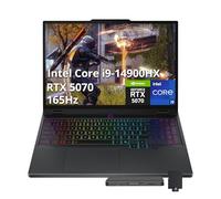 Lenovo Legion 5 Ordinateur portable de jeu 16" WQXGA 165 Hz, Intel i9-14900HX, 32 Go DDR5, 2 To SSD, NVIDIA GeForce RTX 4070 8 Go GDDR6, clavier rétroéclairé RVB, Wi-Fi 6E, Windows 11 Pro, gris