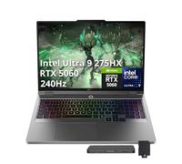 Lenovo Legion 5 Ordinateur portable de jeu 16" WQXGA 240 Hz, Intel Ultra 9 275HX, NVIDIA GeForce RTX 5060, 32 Go DDR5, 2 To de stockage (SSD 1 To + station d'accueil 1 To), clavier rétroéclairé RVB 24