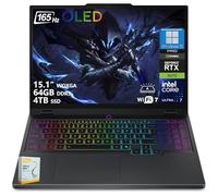 Lenovo Legion 5 Ordinateur portable de jeu alimenté par l'IA | 15,1 po WQXGA OLED 165 Hz | Intel Core Ultra 7 255HX (>i9-14900HX) | 64 Go DDR5 4 To SSD | GeForce RTX 5070 8 Go DLSS4 | Rétroéclairé RVB
