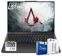 Lenovo Legion 5i Ordinateur portable de jeu, 14e génération, Intel 24-Core i9-14900HX, 16" WQXGA (2560 x 1600) 165 Hz, 64 Go de RAM DDR5, 2 To SSD, GeForce RTX 4060 (TGP 140 W), KB rétroéclairé RVB, W