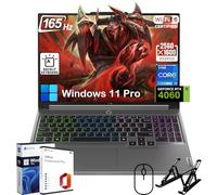 Lenovo Legion 5i Ordinateur portable de jeu avec Office Lifetime, processeur Intel 24 cœurs i9-14900HX, écran 16" 165 Hz, GeForce RTX 4060, rétroéclairage RVB, Wi-Fi 6, Win 11 Pro, avec accessoires