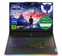 Lenovo Legion 9 16IRX9 - Ordinateur Portable Gaming 16'' 3.2K 165Hz (Intel Core i9-14900HX, RAM 64Go, SSD 2To, NVIDIA RTX 4090 16Go, Windows 11 Home) Clavier rétroéclairé AZERTY Français - Noir