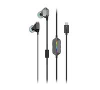 Lenovo Écouteurs gaming Legion E510-7.1 USB-C 7.1, audio haute résolution, RVB, Gris orageux