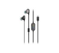Lenovo Écouteurs gaming Legion E510-7.1 USB-C 7.1, audio haute résolution, RVB, Gris orageux