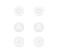 Lenovo Legion Go Lot de 3 Paires (6 pièces), 3 Styles (concave, sphérique, Cylindre), fabriqués pour Legion Go, également compatibles avec Steam Deck et ROG Ally, Blanc Glacier