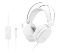 Lenovo Legion H320 Casque de Jeu avec Son Surround 7.1 | Deux Modes Audio Gaming et Musique | USB-A | Blanc