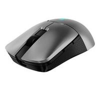 Lenovo Legion M600s - Souris - droitiers et gauchers - optique - 6 boutons - sans fil, filaire - 2.4 GHz, USB-C, Bluetooth 5.0 - récepteur sans fil USB - noir, gris tempête ( couvercle supérieur) Noir