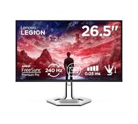 Lenovo Legion Pro 27UD-10 - Écran Gaming de 26.5" avec Eyesafe (UHD, QD-OLED, 240Hz, 0.03ms GtG, 2xHDMI+DP+ USB Type-C, AMD FreeSync Premium Pro) - Réglage en Inclinaison - Noir-Blanc