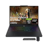 Lenovo Legion Pro 5 Ordinateur portable de jeu WQXGA 16" 240 Hz, AMD Ryzen 9 8945HX, NVIDIA GeForce RTX 5060, 16 Go DDR5, 1 To SSD, clavier rétroéclairé RVB 24 zones, WiFi 7, Win 11 Pro, noir, station