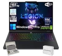 Lenovo Legion Pro 5i Gen 10 Ordinateur portable de jeu - Intel 24 Core Ultra 9 275HX, GeForce RTX 5070 Ti, 32 Go de RAM, 2 To SSD, écran 16" WQXGA OLED 165 Hz, Wi-Fi 7, rétroéclairage RVB 24 zones