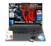 Lenovo Legion Pro 5i Ordinateur portable de jeu avec Office Lifetime, Intel 14e génération i9-14900HX, écran WQXGA 165 Hz, GeForce RTX 4060, KB rétroéclairé, Win 11 Pro et lecteur DVD externe (32 Go