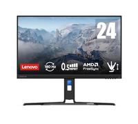 Lenovo Legion R24e - Écran Gaming de 23.8" (FHD, IPS, 180Hz, 0.5ms, HDMI+DP, Cable HDMI, AMD FreeSync) Réglage en Inclinaison - Noir