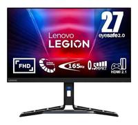 Lenovo Legion R27i-30 - Écran LED - jeux - 27" - 1920 x 1080 Full HD (1080p) @ 165 Hz - IPS - 350 cd/m² - 1000:1 - 0.5 ms - HDMI, DisplayPort - haut-parleurs - noir corbeau