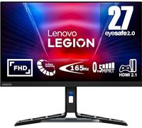 Lenovo Legion R27i-30 Moniteur de Jeu 27 Pouces | FHD, 1080p, 165 Hz, IPS, 0,5 ms, HDMI, DP | AMD Freesync Premium | PS5, Xbox, écran PC