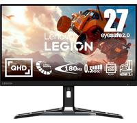 Lenovo Legion R27qe Écran Gaming 27" QHD (IPS, 180Hz, 0.5ms MPRT, Câble DP, HDMI, AMD FreeSync) Réglage en Inclinaison/Hauteur/Rotation/Pivot - Noir