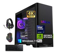 Lenovo Legion Tower 5i Gaming PC de bureau, NVIDIA GeForce RTX 5060Ti 8 Go GDDR7, processeur Intel Core Ultra 7 265F, 64 Go DDR5 5600 MHz, SSD PCIe 2 To, Windows 11 Pro, Kit casque de jeu