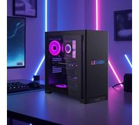 Lenovo Legion Tower 5i Gen 10 IntelDesktop Processeur Intel® Core Ultra 5 225F coeurs E jusqu'à 4,40 GHz coeurs P jusqu'à 4,90 GHz, Windows 11 Famille 64, 512 Go SSD TLC - 90YACTO1WWFR1 Eclipse Black