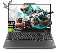 Lenovo LOQ 15.6 Ordinateur Portable Gaming AMD Ryzen 7 8845HS Beat i9-13900H RTX 4060-64GB DDR5 RAM -2TB PCIe SSD -Clavier rétroéclairé FHD Display G-SYNC Windows 11 PC Computadora Gamer PC Câble HDMI