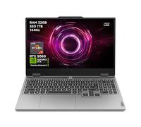 Lenovo LOQ 15AHP10 - Ordinateur Portable Gaming 15.6'' FHD (AMD Ryzen 7 250, RAM 32Go, SSD 1To, NVIDIA RTX 5060 8GB, sans Système d'Exploitation) Clavier rétroéclairé AZERTY Français - Gris