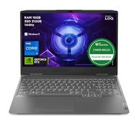 Lenovo LOQ 15IRH8 - Ordinateur Portable 15.6'' FHD 144Hz (Intel Core i7-13620H, RAM 16Go, SSD 512Go, NVIDIA RTX 4060 8Go, Windows 11 Home) Clavier rétroéclairé AZERTY Français - Gris