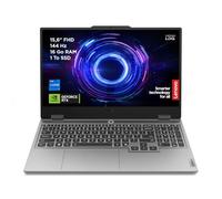 Lenovo LOQ 15IRX10 - Ordinateur Portable Gaming 15.6'' FHD (Intel Core i7-13650HX, RAM 16Go, SSD 1To, NVIDIA RTX 5060 8GB) Clavier rétroéclairé AZERTY Français - Gris Lunaire