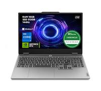 Lenovo LOQ 15IRX10 - Ordinateur Portable Gaming 15.6'' FHD (Intel Core i7-13650HX, RAM 16Go, SSD 512Go, NVIDIA RTX 5060 8GB, Windows 11) Clavier rétroéclairé en Blanc AZERTY Français - Gris