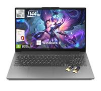 Lenovo LOQ Essential Ordinateur portable de jeu, écran FHD 144 Hz, Intel Core i5-12450HX, GeForce RTX 3050, 16 Go de RAM DDR5, SSD 512 Go, copilote AI, Wi-Fi 6, RJ-45, USB-C, HDMI, avec bureau à vie