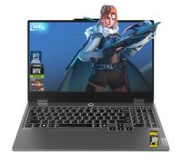Lenovo LOQ Gaming AI Laptop 15,6" FHD IPS 144Hz (100% sRGB G-SYNC) AMD 6-core Ryzen 5 220 16 Go de RAM 1 To SSD GeForce RTX 5050 GDDR7 (440 AI Tops) Caméra de confidentialité Nahimic 5MP Win11 Hub ICP
